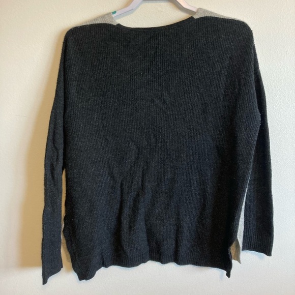 Madewell gray and black sweater - Picture 3 of 4